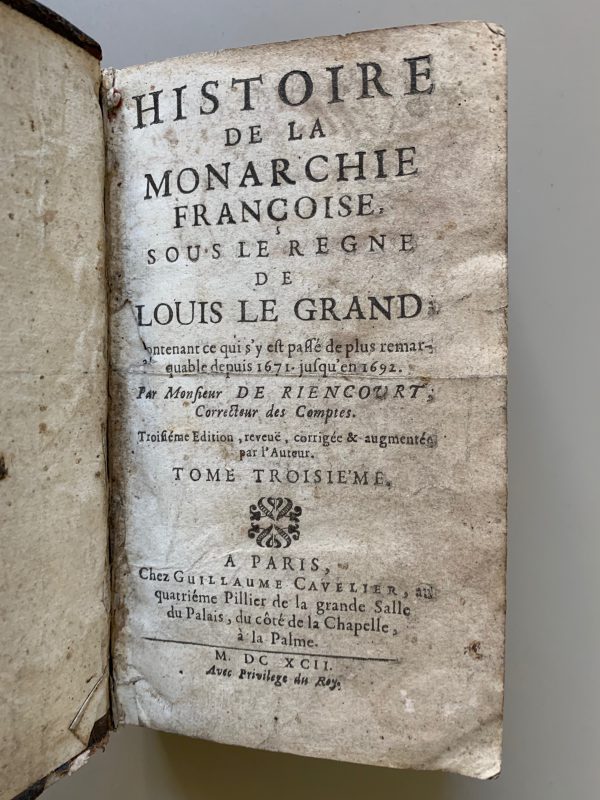1692 - HISTORY DE LOUIS LE GRAND