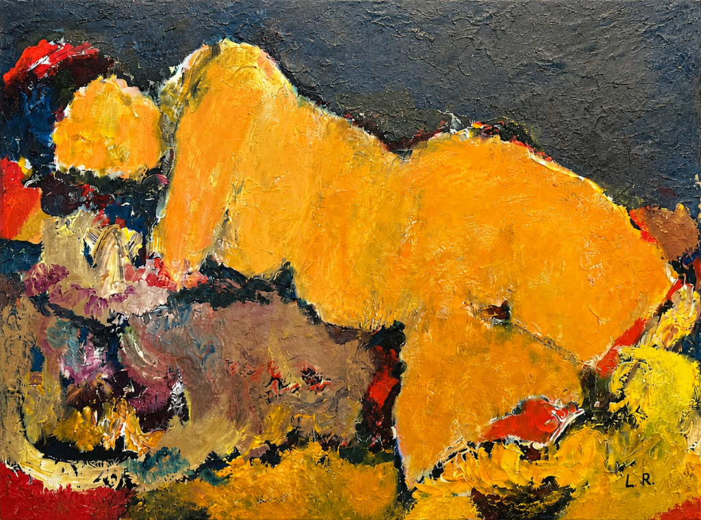Leo Rotko, Bather, 2001, oil on canvas, 70 × 90 cm