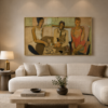 Yves Saint Laurent painting by Bernard Herzog