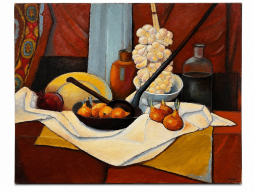 Henri Valachman, Nature morte, 1965, oil on canvas