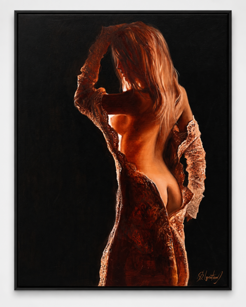 Sergey Ignatenko At the Theatre 2015 original oil on canvas painting